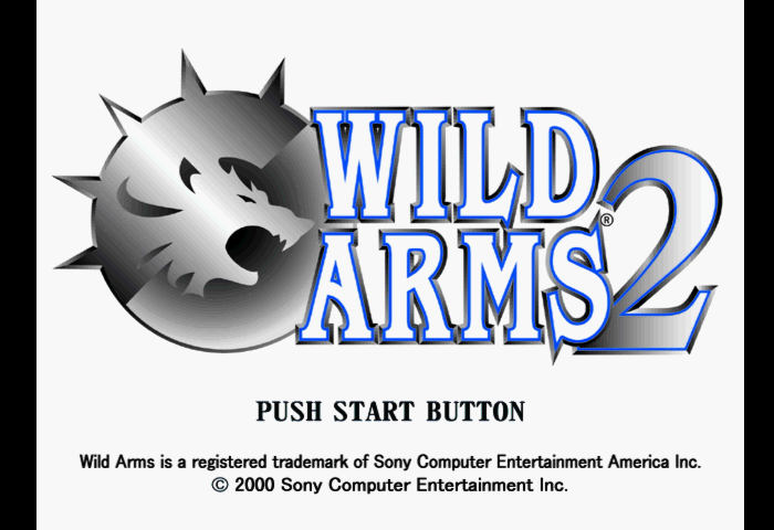 Wild Arms 2 Title Screen